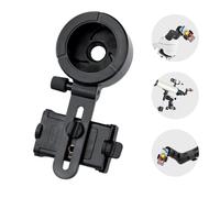 Universal Smartphone Telescope Adapter Mount, Phone Scope Mount Through Binoculars, Monoculars, Spotting Scopes, Microscopes - Telescope Accessories for Most Smartphones