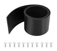 Universal Snowplow Blade Flap, Snowplow Rubber Plow Deflector Attachments, Suitable for 48”-72” Blade, 72”x 6”x 1/4” Rubber Snow Deflector with 11 Sets Mounting Hardware