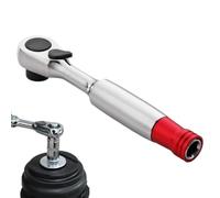 Universal Socket Wrench Double Headed 72-Tooth Reversible Small Hand Tools | 1/4inch Car Repair Ratcheting Wrench for Car Motorcycle Bike House Plumbing Furniture Mechanic Men