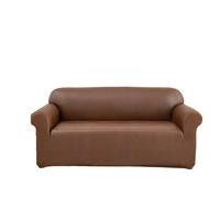Universal Sofa Cover AntiCat Scratching Lazy Full Cushion Technology Dark Brown Single Size FourWay Stretch Fabric Protects Furniture Easy to Clean Soft & Durable
