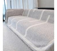 Universal Sofa Cover Jacquard Couch Throw, One-Piece Corner Sofa Cover, Soft Breathable Slipcover for Couch, Dog Friendly Furniture Protector, All Season Sofa Cover(Size:(180 * 230) CM,Color:B)
