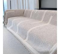 Universal Sofa Cover Jacquard Couch Throw, One-Piece Corner Sofa Cover, Soft Breathable Slipcover for Couch, Dog Friendly Furniture Protector, All Season Sofa Cover(Size:(180 * 230) CM,Color:C)