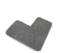 Universal Soft Absorbent L-shaped Shower Pad Washable Corner Shower Pad Square Showers 80 X 80 Cm (rectangular) floor Mat(Grey)