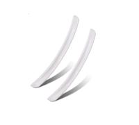 Universal Soft Car Fender Flare Arch Sticker Vents Protector Cover Anti-Scratch Strip Mud Flaps 2PCS VNRQJLSN(White 2pcs)