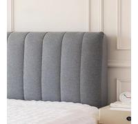 Universal Soft Cotton Headboard Cover for Double/Single Bed 220cmx60cm Dark Gray Upholstered Stylish Bed Protection Durable & Easy to Clean