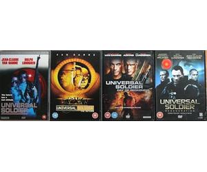 UNIVERSAL SOLDIER 1-4 COMPLETE COLLECTION / 1. UNIVERSAL SOLDIER / 2. THE RETURN / 3. DAY OF RECKONING / 4. REGENERATION = ULTIMATE 4x DVD SET