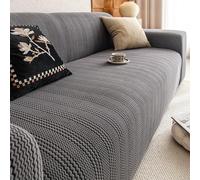 Universal Solid Color Sofa Cushion Covers1Piece NonSlip Slipcovers for Couch & CaravanSeparate Seat & Backrest Protection with StrapsEasy Care & Stylish Design