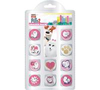 Universal Sony Pictures Characters Erasers (Pack of 10) Universal Sony Pictures Multicolor
