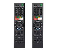 Universal Sony Remote for Sony TVs - Bravia 4K UHD LED LCD Smart TVs, Netflix, Google Play Buttons - Pack of 2