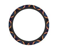 Universal Space Spiral Cosmic Energy Print Steering Wheel Cover â€“ Breathable Car Steering Wheel Cover for Cars, Trucks, SUVs, and ATVs