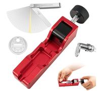 Universal Spark Plug Gap Tool Kit with 32-Blade Feeler Gauge & Gap Gauge, Aluminum Engine Spark Plug Gapper Adjustment Tool Fits 10mm 12mm 14mm 16mm Thread for Car Motorcycle Maintenance