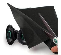 Universal Speaker Foam Sheet 25mm x 25mm 3mm Thick EVG Evergreen Goods | Padding for Subwoofers, Car, Home, Stereo Audio Sound Systems, Uncut Sheets in 3 Sizes, Cuts to Any Size