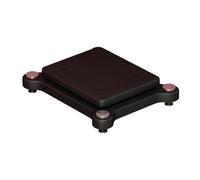 Universal Speaker Isolation Stand with Caster - Stabilizer Base Tray for Home Office Cinema & Concert Hall Subwoofers Dimensions 40x45cm