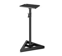 Universal Speaker Stand with Large Tray 10-Inch Rotatable Audio Support for HIFI Speakers Adjustable Height Ideal for Home Theater and Studio Use (Color: B Size: Small)