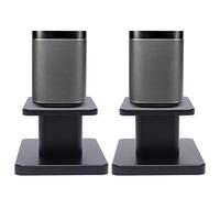 Universal Speaker Stands, 28-Inch Wooden Floor Stand for Home Audio, HiFi Bookshelf Sound Rack, Home Theater Compatible