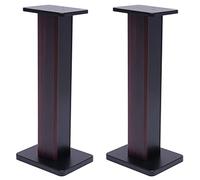 Universal Speaker Stands for Enhanced Audio Experience, Sturdy Wooden Floor Sound Rack Compatible with Home-Cinema HiFi Bookshelf Speakers