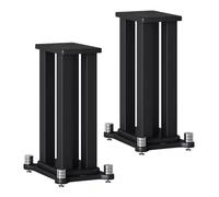 Universal Speaker Stands for Surround Sound, Heavy Duty Speaker Stand, Satellite Speaker Metal Holder, Stable with Weighted Base for Home Cinema Surround Sound System(Black 2,H 80cm(31.50 in))