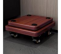 Universal Speaker Stands with Caster - Adjustable Speaker Isolation Stands for Home, Cinema, and Concert Halls - Subwoofer Stabilizer Base - 30x35cm