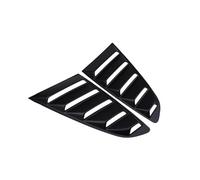 Universal Spoiler 2Pcs Car Rear Quarter Window Louvers Spoiler Trim Cover for Ford for Mustang 2015 2016 2017 2018 2019 2020(Matte Black)