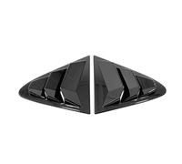 Universal Spoiler Car Rear Side Window Louvers Decorate Cover Trim for Toyota for Corolla for Sedan 2019 2020 Accessories(Black Matte)