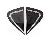 Universal Spoiler For Toyota for CHR 2017 2018 2019 2020 2021 2pcs Car Side for Fender Air Vents Panel Trim Cover Stick(Chrome Black)