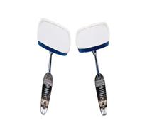 Universal Square Side Mirrors (2Pcs) Manual Replacement for 504 & Classic Cars - Driver & Passenger