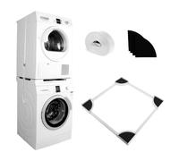 Universal Stacking Kit for Washing Machines and Dryers, Adjustable Stacking Frame Kit Fit for 54-64 cm Washing Machine and Tumble Dryers