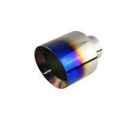 Universal Stainless Steel Auto Muffler Tail Pipe For 63mm/76mm Slant Oval Outlet 127mm Nozzle Exhaust End Tip Accessories Motorcycle Muffler