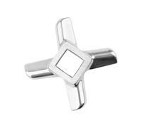 Universal Stainless Steel Blade for Meat Grinder - Size #5 - Hand Meat Grinding Blades - Replacement Parts for Meat grinders