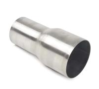 Universal Stainless Steel Car Exhaust Reducer Connector Pipe Tube Rear Tail Throat(57MM-76MM)