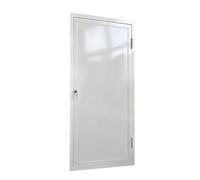Universal Steel Access Panel Door with Lock - White Prime Finish, 28x40in/71x102cm, Wall/Ceiling Mount, Durable Access for Drywall, Plumbing, Electrical Work
