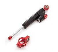 Universal Steering Damper For Kaabo Mantis 10 Inch Electric Scooter Stabilizer Aluminum Adjustable Steering Damper(Black and RED)