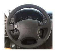 Universal Steering Wheel Cover For CRV For CR-V For Accord 6 For Odyssey For Prelude For Civic 1996-2003 For CL Hand Sewing Car Steering Wheel Cover(Yellow)