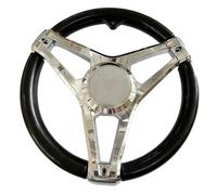 Universal Steering Wheel For Waterborne Vehicles Pontoon Boat Paddle Shifter