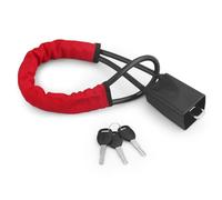 Universal Steering Wheel Lock Anti-Theft Device for Cars Trucks Security Steering Wheel Seat Belt Lock with 3 Keys,Effectively Anti Thieves to Turn The Steering Wheel (Red)