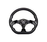 Universal Steering Wheel Universal 13 Inch Racing Steering Wheel PU Synthetic material Compatible Car Models Auto Parts Deep Dish Design