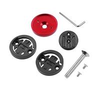 Universal Stem Cap Mount with 3 Adapters for Bryton, CATEYE Cycling Computers - Black, Red, Blue, Silver, Gold
