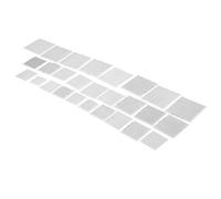 Universal Stencils, 27Pcs BGA Template Universal Stencils Kit, Reballing Rework Net Heated Stencils Template Set Tin Plant for, Templatestencil