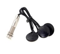 Universal Stick On Transducer 6.35mm Endpin Output Output Pickup Piezo 3 Transducer For Acoustic Guitar Acoustic Guitar Pickups Parts