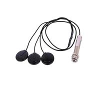 Universal Stick On Transducer 6.35mm Endpin Output Output Pickup Piezo 3 Transducer For Acoustic Guitar