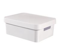 Universal Storage Box Curver 11L White Simple Design Home Organization 229282