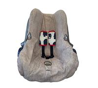 Universal Strap Covers for Baby Carriers, car Seats and pushchairs. Reversible Jersey Cotton and Towelling. Great for Teething Babies and Protection from Dribbling and Chewing