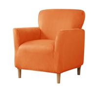 Universal Stretch Chair Cover with Armrests Soft Armchair Protector Removable Washable Recliner Slipcover 4-Piece Set for 1-Seat Chairs (A-ge)