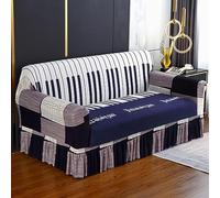 Universal Stretch Sofa Cover Anti-Slip Pet Friendly Fits Corner Sofas & Armchairs Complete Set for Living Room & Bedroom (190-230cm Piano Design)