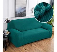 Universal Stretch Sofa Cover, Printed Furniture Protector, Non-Slip, Washable, All Seasons, Fits 4-Seat Sofas (92-118 Inches) -, Stylish Home Décor