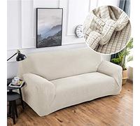 Universal Stretch Sofa Cover, Printed, Non-Slip, All Seasons, Elastic Bottom, Washable, Fits 4-Seat Sofas (92-118 Inches), Protection, Easy Installation