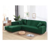 Universal Stretch Sofa Cover Set 2Piece Slipcovers for Sectal Couch Waterproof Fur Protector Soft Fabric Easy Care Ideal for Home Décor