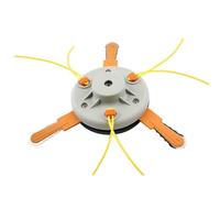 Universal Strimmer Head, M10*1.25cm Thread, Dual Purpose Mower Hitting Grass Head, Line Bump Feed Disc Grass Trimmer Head, Replacement Universal Petrol Strimmer Spool Head