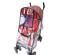 Universal Stroller Rain Cover for Pushchair Pram Buggy Upgrade Rainproof Dustproof Windproof Rain Cover with Canopy and Zipper Door Easy Baby Lift in and Out,Easy to Install,Ideal Air Circulation
