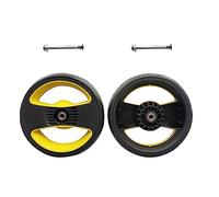 Universal Stroller Wheels Compatible For Doona, Front or Back Replacement Wheels for Baby Trolley, Plastic Pram Accessories for Baby Cart, 2 Pack